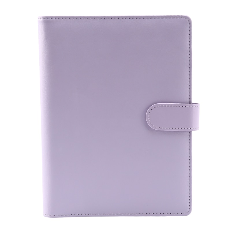 A5 Leather Notebook Binder With 16Pcs A5 Plastic Binder Pockets, Budget Envelope System,A5 Budget Planner Binder Cover